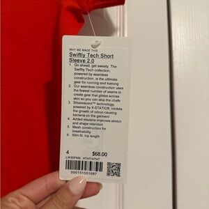 NWT lululemon swiftly tech short sleeve